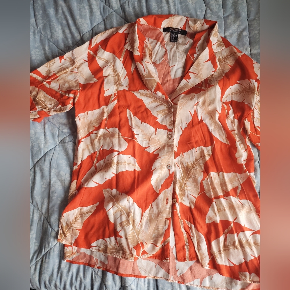 Forever 21 contemporary shirt xs
